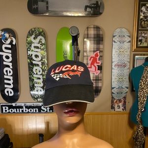 Lucas oil racing hat early 2000's late 90's
